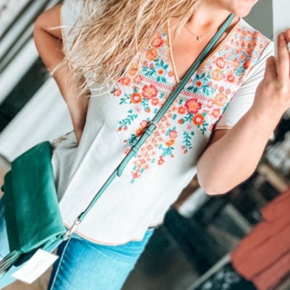 Embroidered Top